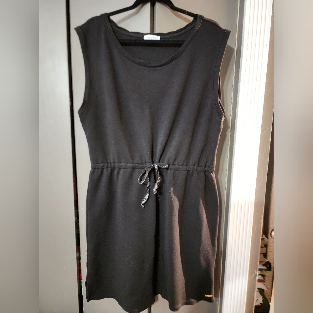 Calvin Klein Black Sleeveless Dress